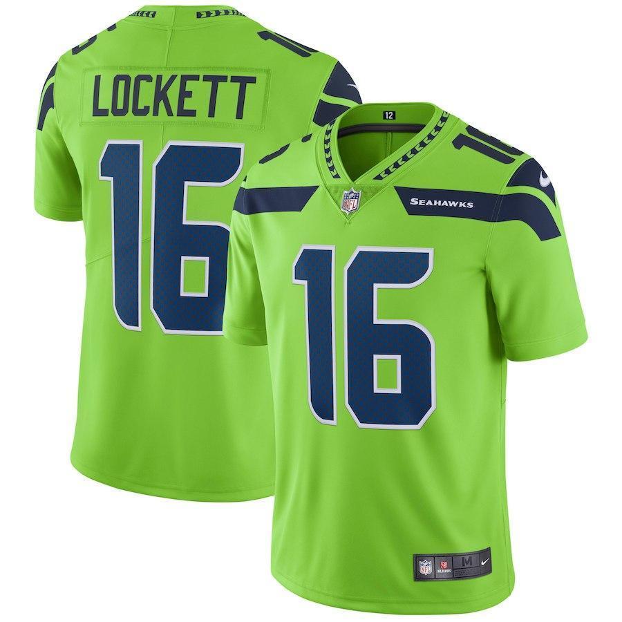 Tyler Lockett Seattle Seahawks Vapor Untouchable Color Rush Limited Player Jersey - Neon Green 2018/2019