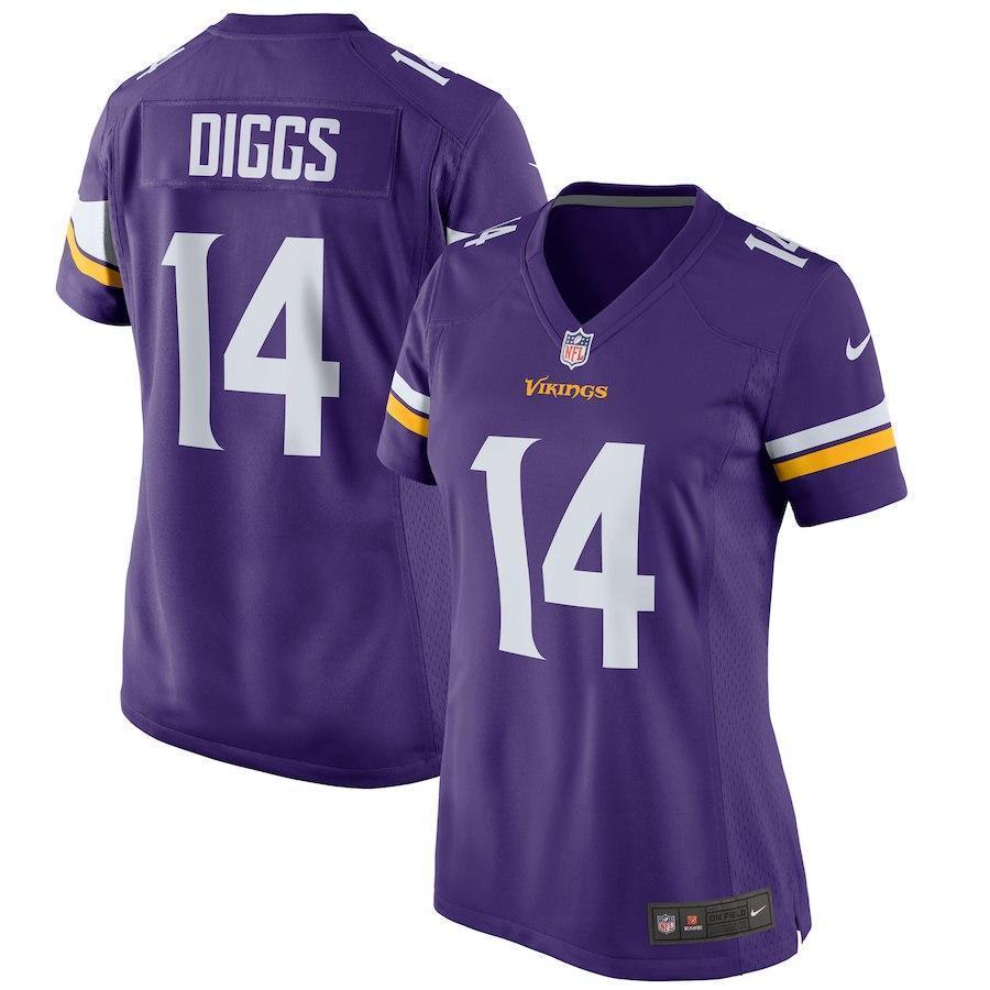 Stefon Diggs Minnesota Vikings Women's Game Jersey - Purple 2018/2019