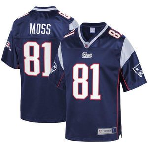Randy Moss New England Patriots Pro Line Retired Player Jersey – Navy 2018/2019