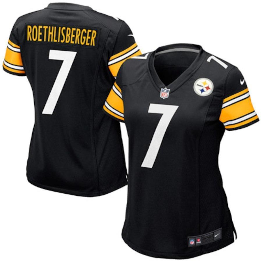 Ben Roethlisberger Pittsburgh Steelers Women's Game Jersey - Black 2018/2019