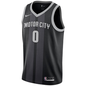 Andre Drummond Detroit Pistons Black Swingman City Edition Jersey 2018 - 2019