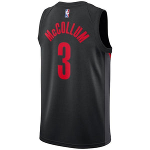 C.J. McCollum Portland Trail Blazers Black Swingman City Edition Jersey 2018 - 2019