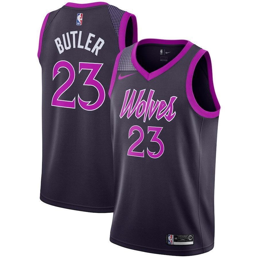 Jimmy Butler Minnesota Timberwolves Purple Swingman City Edition Jersey 2018 - 2019