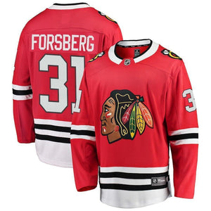 Anton Forsberg Chicago Blackhawks Player Swingman Jersey