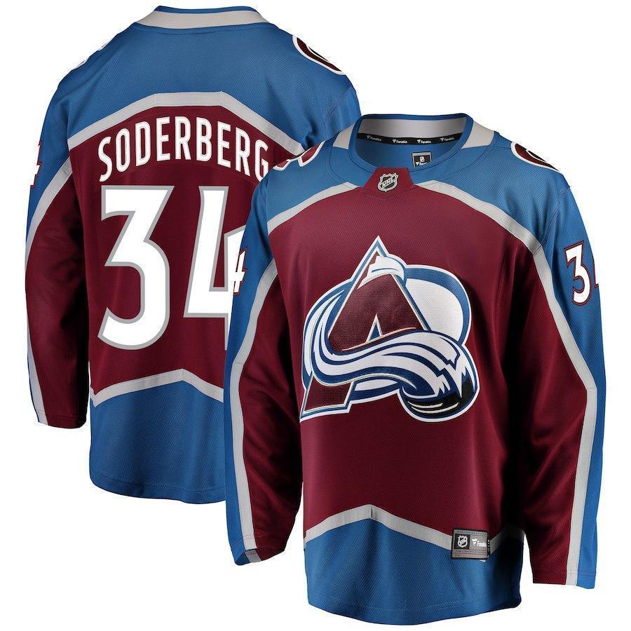 Carl Soderberg Colorado Avalanche Player Swingman Jersey