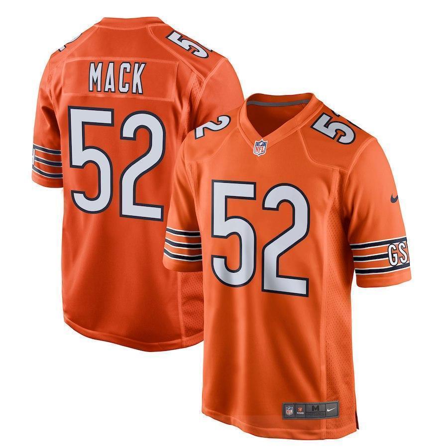 Chicago Bears Khalil Mack Orange Jersey 2018 - 2019