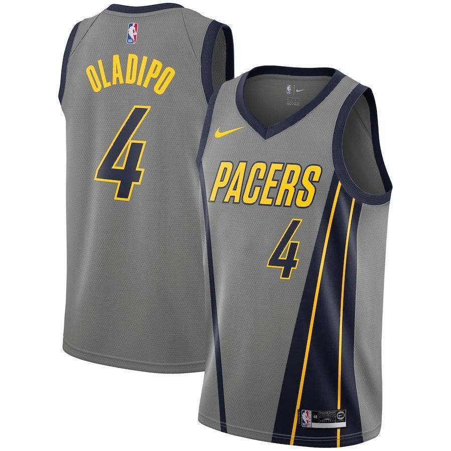 Victor Oladipo Indiana Pacers Gray Swingman City Edition Jersey 2018 - 2019