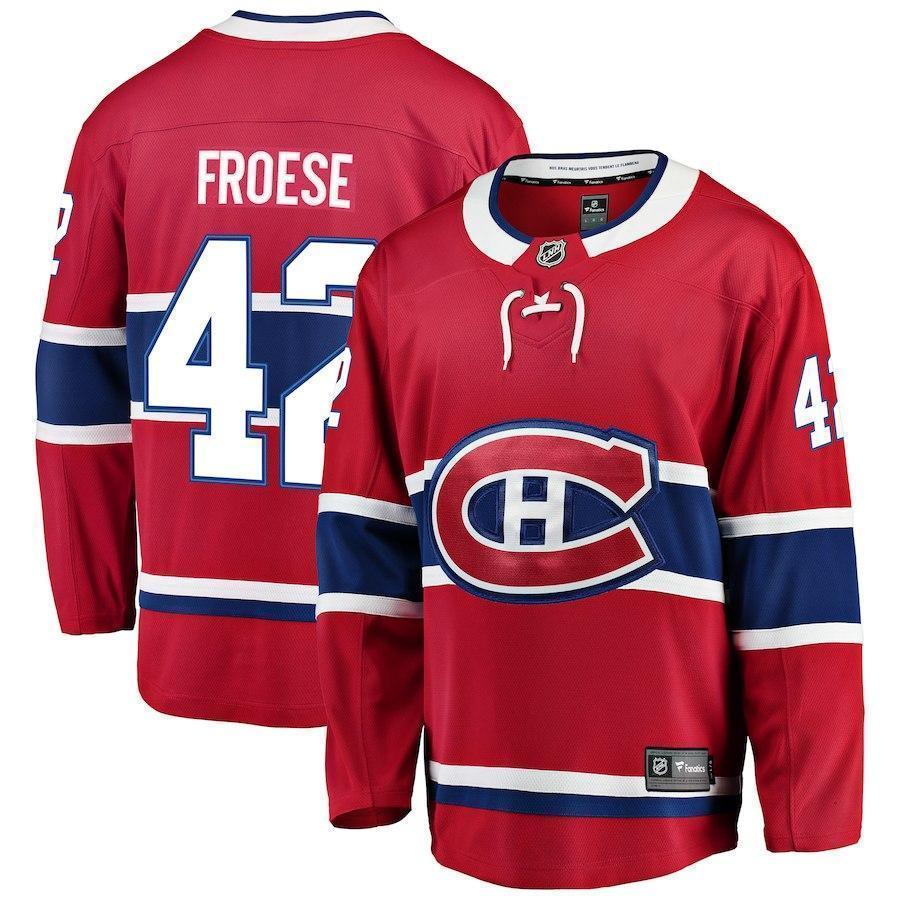 Byron Froese Montreal Canadiens Player Swingman Jersey