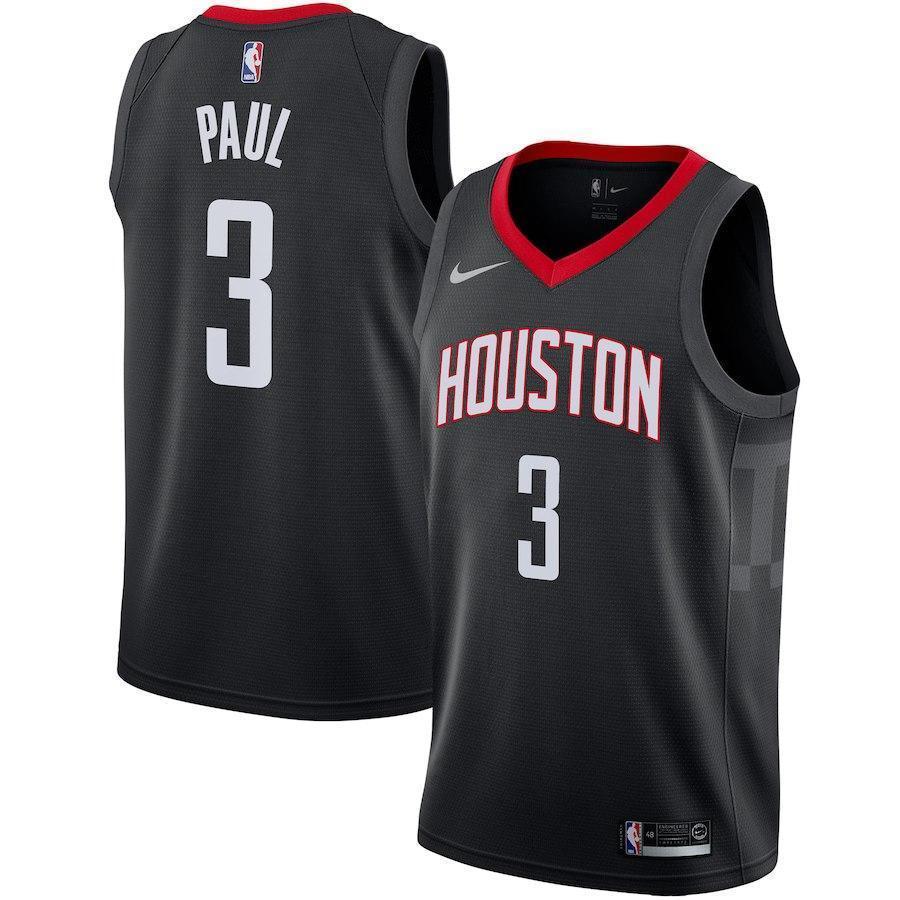 Chris Paul Houston Rockets Black Swingman Jersey 2018 - 2019