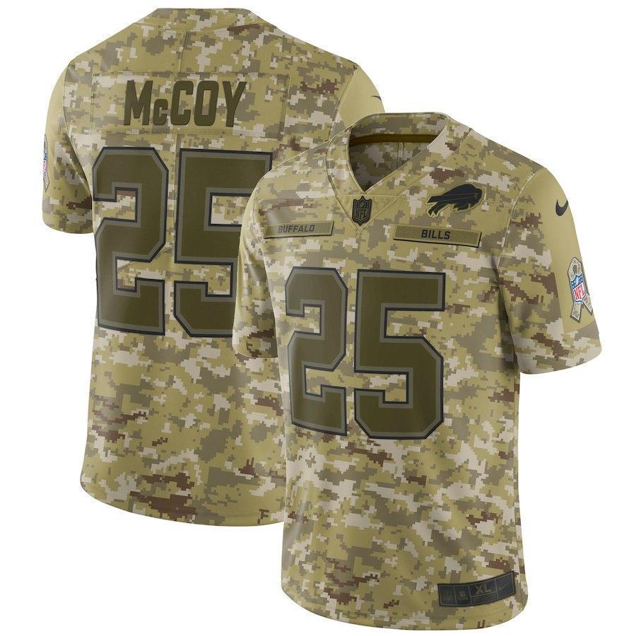 Buffalo Bills LeSean McCoy Camo Jersey 2018 - 2019