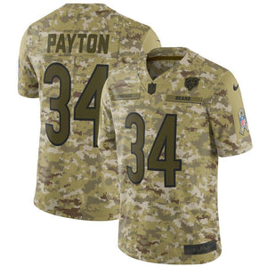 Chicago Bears Walter Payton Camo Jersey 2018 - 2019