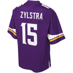 Brandon Zylstra Minnesota Vikings Pro Line Player Jersey – Purple 2018/2019